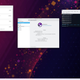 A screenshot of the Steam Deck's desktop shows various programs running.